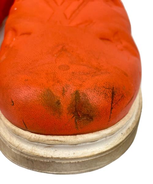 LOUIS VUITTON（ルイ ヴィトン）LOUIS VUITTON (ルイ ヴィトン) ビバリーヒルズライン モノグラムエンボスレザースリッポン オレンジ サイズ:26の古着・服飾アイテム