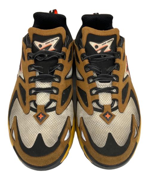 LOUIS VUITTON（ルイ ヴィトン）LOUIS VUITTON (ルイ ヴィトン) タティック・ライン・スニーカー ブラウン サイズ:26の古着・服飾アイテム