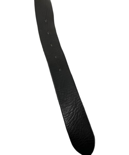 DIESEL（ディーゼル）DIESEL (ディーゼル) ロゴバックルレザーベルト ダークブラウンの古着・服飾アイテム