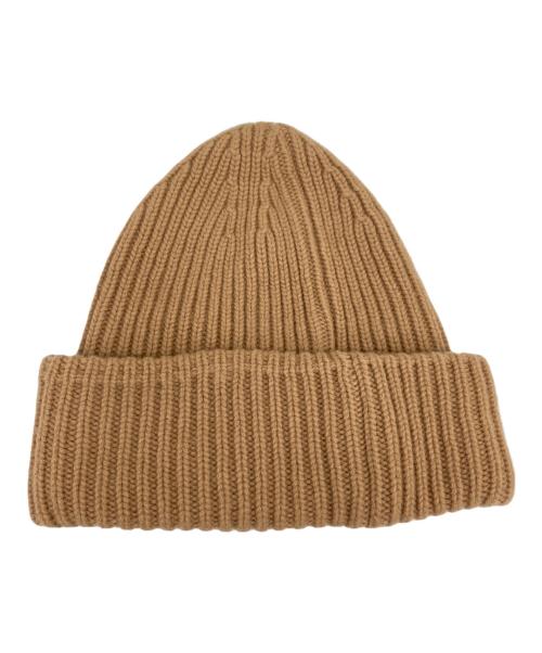 MONCLER（モンクレール）MONCLER (モンクレール) ニット帽 ブラウンの古着・服飾アイテム