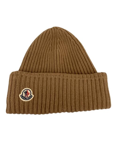 MONCLER（モンクレール）MONCLER (モンクレール) ニット帽 ブラウンの古着・服飾アイテム
