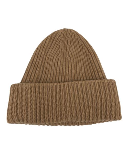 MONCLER（モンクレール）MONCLER (モンクレール) ニット帽 ブラウンの古着・服飾アイテム