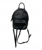 GIVENCHYジバンシィ）の古着「レザーリュック ナノ」｜ブラック