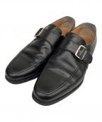 SCOTCH GRAINスコッチグレイン）の古着「モンクストラップシューズ」｜ブラック