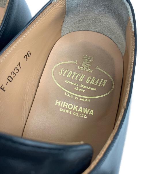 SCOTCH GRAIN（スコッチグレイン）SCOTCH GRAIN (スコッチグレイン) モンクストラップシューズ ブラック サイズ:26の古着・服飾アイテム