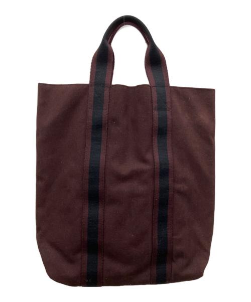HERMES（エルメス）HERMES (エルメス) ハンドバッグ フールトゥ カバス ブラウン×ブラックの古着・服飾アイテム