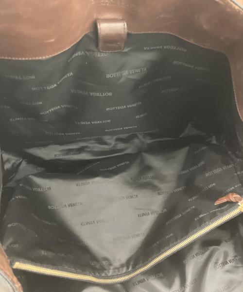 BOTTEGA VENETA（ボッテガベネタ）BOTTEGA VENETA (ボッテガベネタ) マルコポーロ ブラック×ブラウンの古着・服飾アイテム