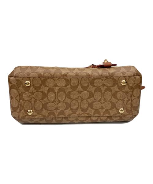 COACH（コーチ）COACH (コーチ) シグネチャー 2WAYハンドバッグ ブラウンの古着・服飾アイテム