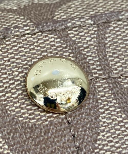 COACH（コーチ）COACH (コーチ) シグネチャー 2WAYハンドバッグ ブラウンの古着・服飾アイテム