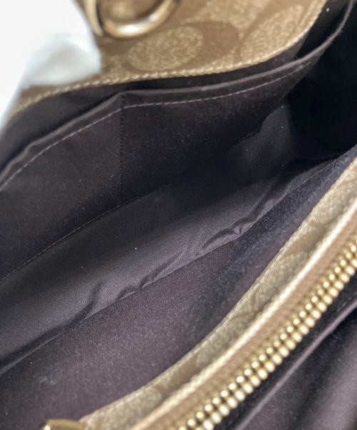 COACH（コーチ）COACH (コーチ) シグネチャー 2WAYハンドバッグ ブラウンの古着・服飾アイテム