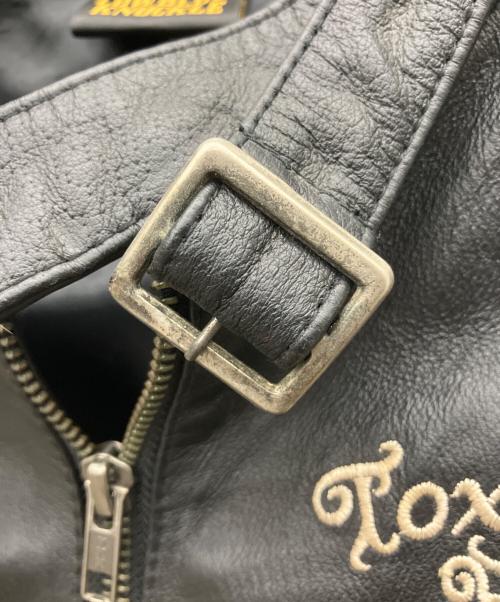 LowBlowKnuckle（ロウブロウナックル）LowBlowKnuckle (ロウブロウナックル) シングルライダースジャケット ブラック サイズ:Mの古着・服飾アイテム