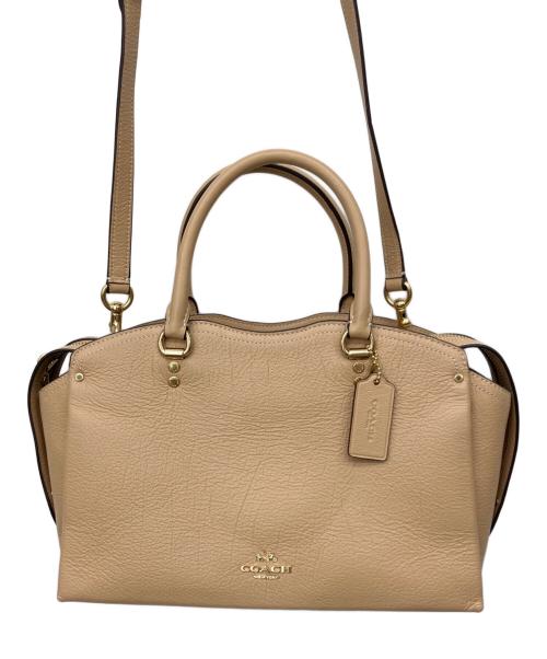 COACH（コーチ）COACH (コーチ) 2WAYバッグ ベージュの古着・服飾アイテム