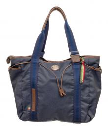 Orobianco（オロビアンコ）の古着「トートバッグ」｜ネイビー×ブラウン