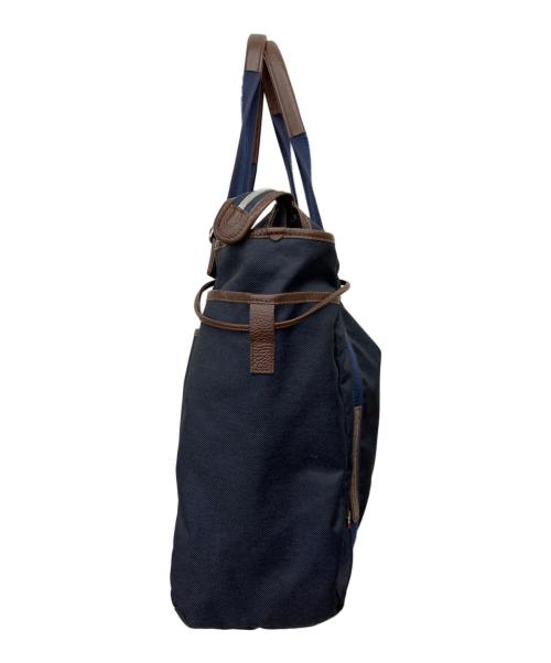 Orobianco（オロビアンコ）Orobianco (オロビアンコ) トートバッグ ネイビー×ブラウンの古着・服飾アイテム