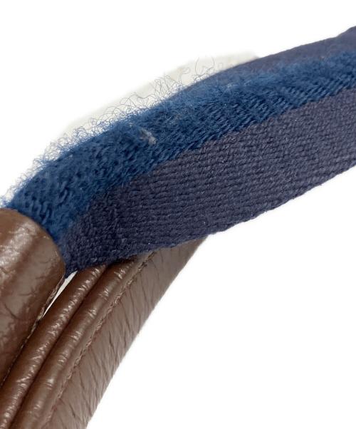 Orobianco（オロビアンコ）Orobianco (オロビアンコ) トートバッグ ネイビー×ブラウンの古着・服飾アイテム