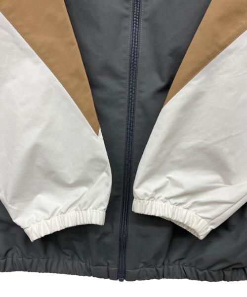 Champion（チャンピオン）Champion (チャンピオン) ジップパーカー ホワイト×ブラウン×グレー サイズ:Lの古着・服飾アイテム