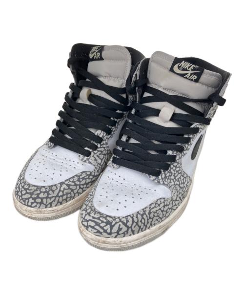 NIKE（ナイキ）NIKE (ナイキ) AIR JORDAN 1 RETRO HIGH OG（エアジョーダン1 レトロ ハイ) グレー サイズ:26.5の古着・服飾アイテム