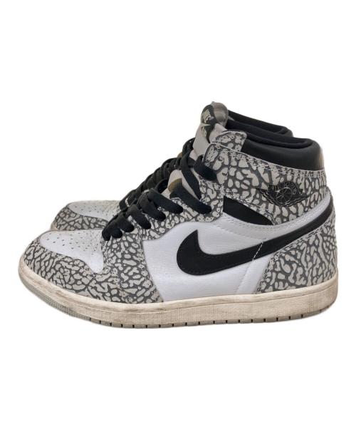 NIKE（ナイキ）NIKE (ナイキ) AIR JORDAN 1 RETRO HIGH OG（エアジョーダン1 レトロ ハイ) グレー サイズ:26.5の古着・服飾アイテム