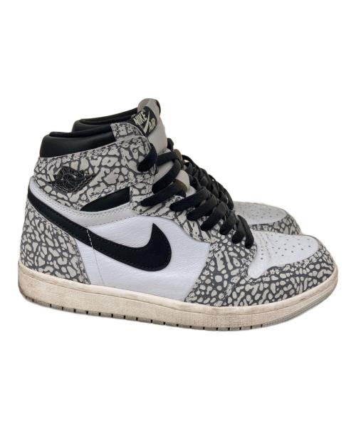 NIKE（ナイキ）NIKE (ナイキ) AIR JORDAN 1 RETRO HIGH OG（エアジョーダン1 レトロ ハイ) グレー サイズ:26.5の古着・服飾アイテム