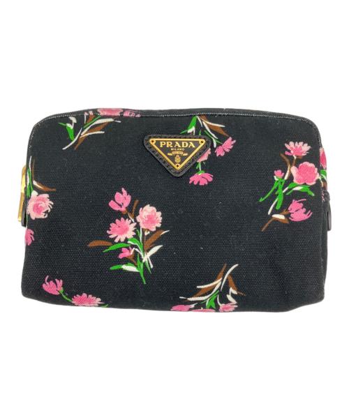 PRADA（プラダ）PRADA (プラダ) ポーチ ブラックの古着・服飾アイテム