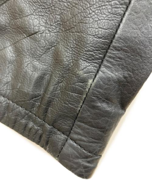 DIESEL（ディーゼル）DIESEL (ディーゼル) レザージャケット ブラック サイズ:Sの古着・服飾アイテム