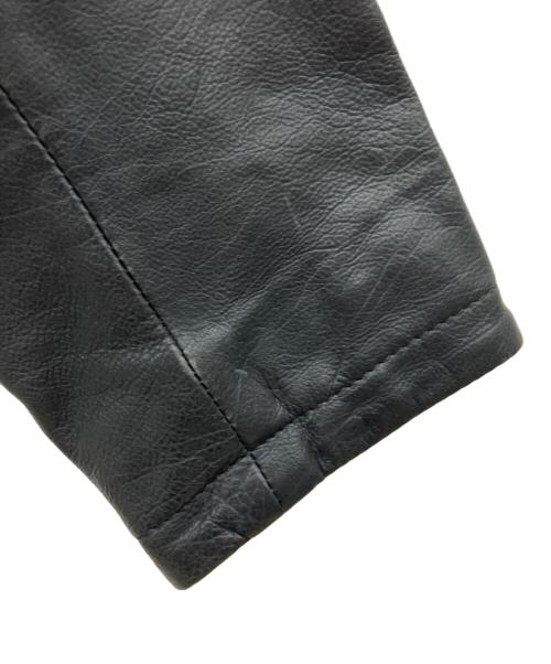 DIESEL（ディーゼル）DIESEL (ディーゼル) レザージャケット ブラック サイズ:Sの古着・服飾アイテム