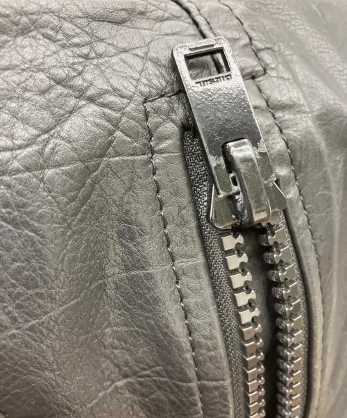 DIESEL（ディーゼル）DIESEL (ディーゼル) レザージャケット ブラック サイズ:Sの古着・服飾アイテム