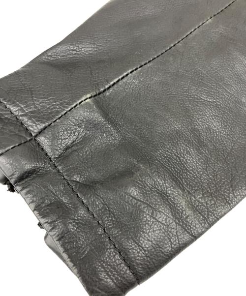 DIESEL（ディーゼル）DIESEL (ディーゼル) レザージャケット ブラック サイズ:Sの古着・服飾アイテム