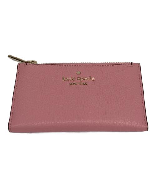 Kate Spade（ケイトスペード）Kate Spade (ケイトスペード) 2つ折り財布 ピンクの古着・服飾アイテム