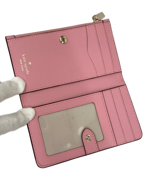 Kate Spade（ケイトスペード）Kate Spade (ケイトスペード) 2つ折り財布 ピンクの古着・服飾アイテム