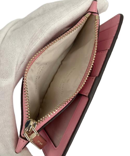 Kate Spade（ケイトスペード）Kate Spade (ケイトスペード) 2つ折り財布 ピンクの古着・服飾アイテム