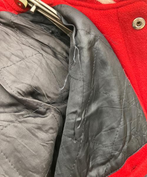 POLO RALPH LAUREN（ポロ・ラルフローレン）POLO RALPH LAUREN (ポロ・ラルフローレン) スタジャン レッド×ブラック サイズ:Lの古着・服飾アイテム