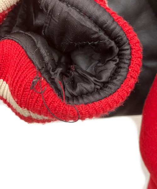 POLO RALPH LAUREN（ポロ・ラルフローレン）POLO RALPH LAUREN (ポロ・ラルフローレン) スタジャン レッド×ブラック サイズ:Lの古着・服飾アイテム