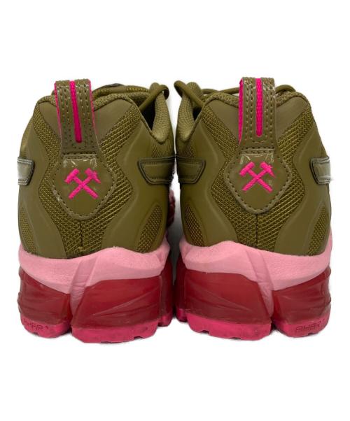 asics（アシックス）asics (アシックス) GmbH (ゲーエムベーハー) Gel Nandi 360 カーキ×ピンク サイズ:27の古着・服飾アイテム