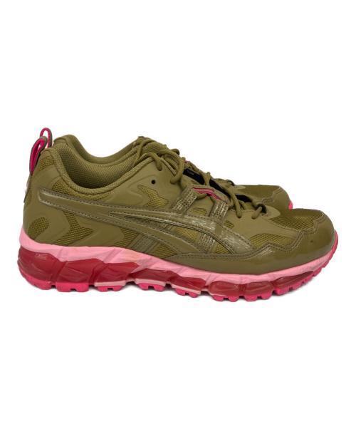 asics（アシックス）asics (アシックス) GmbH (ゲーエムベーハー) Gel Nandi 360 カーキ×ピンク サイズ:27の古着・服飾アイテム
