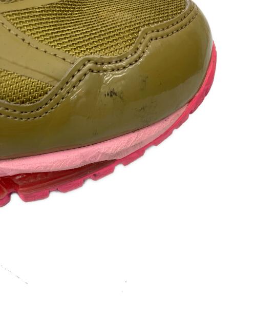 asics（アシックス）asics (アシックス) GmbH (ゲーエムベーハー) Gel Nandi 360 カーキ×ピンク サイズ:27の古着・服飾アイテム