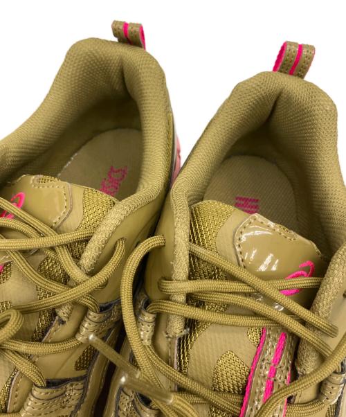 asics（アシックス）asics (アシックス) GmbH (ゲーエムベーハー) Gel Nandi 360 カーキ×ピンク サイズ:27の古着・服飾アイテム