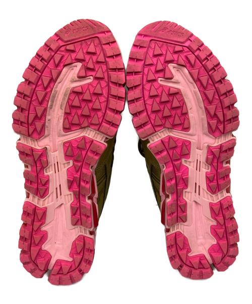 asics（アシックス）asics (アシックス) GmbH (ゲーエムベーハー) Gel Nandi 360 カーキ×ピンク サイズ:27の古着・服飾アイテム