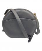 COACHコーチ）の古着「レザーショルダーバッグ OLD COACH」｜ブラック