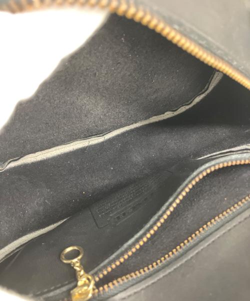 COACH（コーチ）COACH (コーチ) レザーショルダーバッグ OLD COACH ブラックの古着・服飾アイテム
