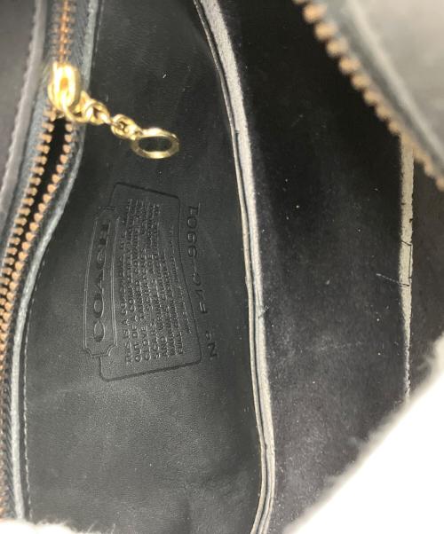 COACH（コーチ）COACH (コーチ) レザーショルダーバッグ OLD COACH ブラックの古着・服飾アイテム