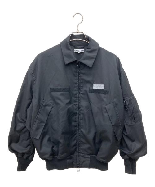 CAHLUMN（カウラム）CAHLUMN (カウラム) TW Twill Heli Crew Jacke ブラック サイズ:Mの古着・服飾アイテム