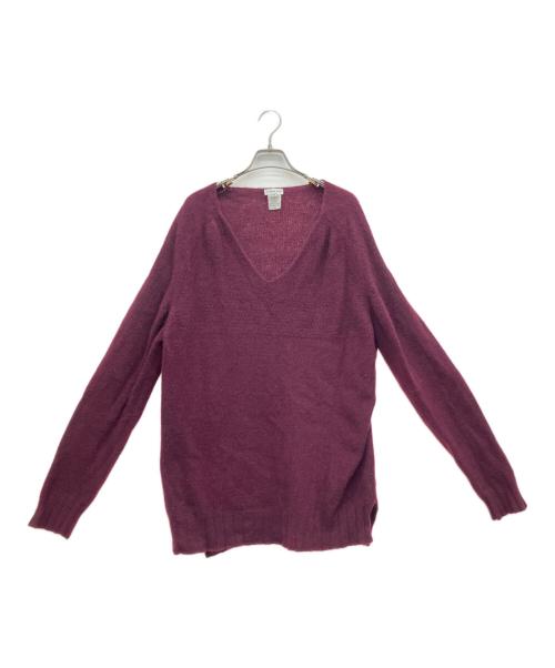 DRIES VAN NOTEN（ドリスヴァンノッテン）DRIES VAN NOTEN (ドリスヴァンノッテン) 厚手ニット パープル サイズ:Mの古着・服飾アイテム
