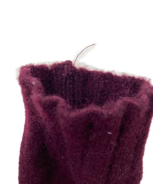 DRIES VAN NOTEN（ドリスヴァンノッテン）DRIES VAN NOTEN (ドリスヴァンノッテン) 厚手ニット パープル サイズ:Mの古着・服飾アイテム