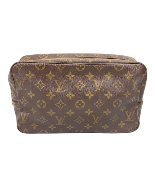 LOUIS VUITTON（ルイ ヴィトン）LOUIS VUITTON (ルイ ヴィトン) コスメポーチ トゥルーストワレット28 ブラウンの古着・服飾アイテム