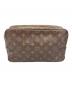 LOUIS VUITTON（ルイ ヴィトン）の古着「コスメポーチ トゥルーストワレット28」｜ブラウン