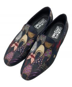 JIMMY CHOOジミーチュウ スエード クロスストラップ サンダル 黒 36 中古・古着通販】JIMMY CHOO (ジミーチュウ) エナメル クロス