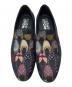 Salvatore Ferragamo (サルヴァトーレ フェラガモ) パンプス柄ローファー ネイビー サイズ:8 1/2：13000円