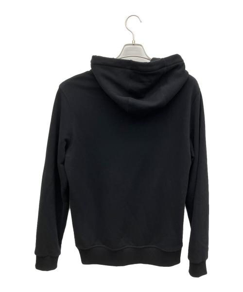 BURBERRY LONDON（バーバリーロンドン）BURBERRY LONDON (バーバリーロンドン) グローブグラフィック コットンフーディー ブラック サイズ:XSの古着・服飾アイテム