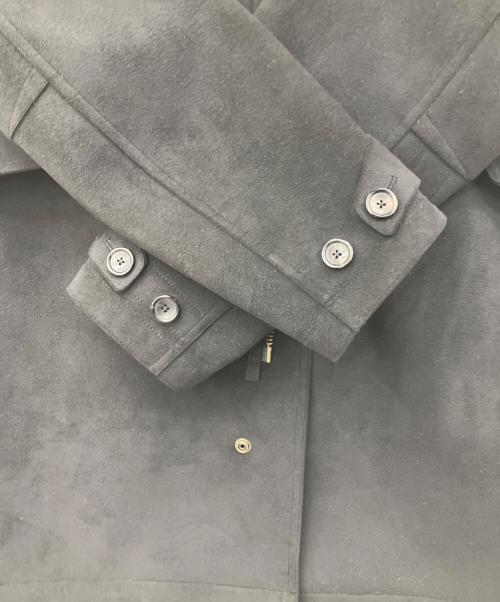 ten c（テンシー）ten c (テンシー) PARKA ウルトラスエードモッズコート ブラック サイズ:46の古着・服飾アイテム